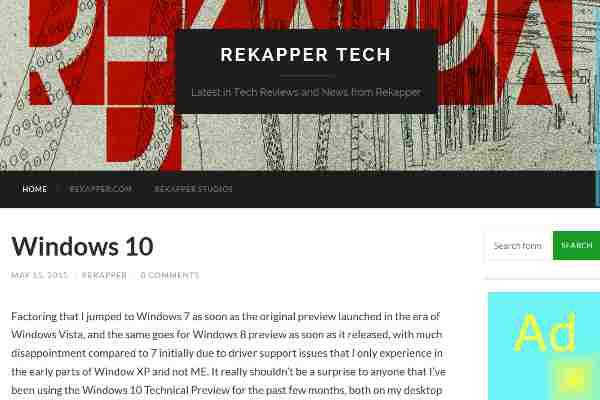 Rekapper Tech Site